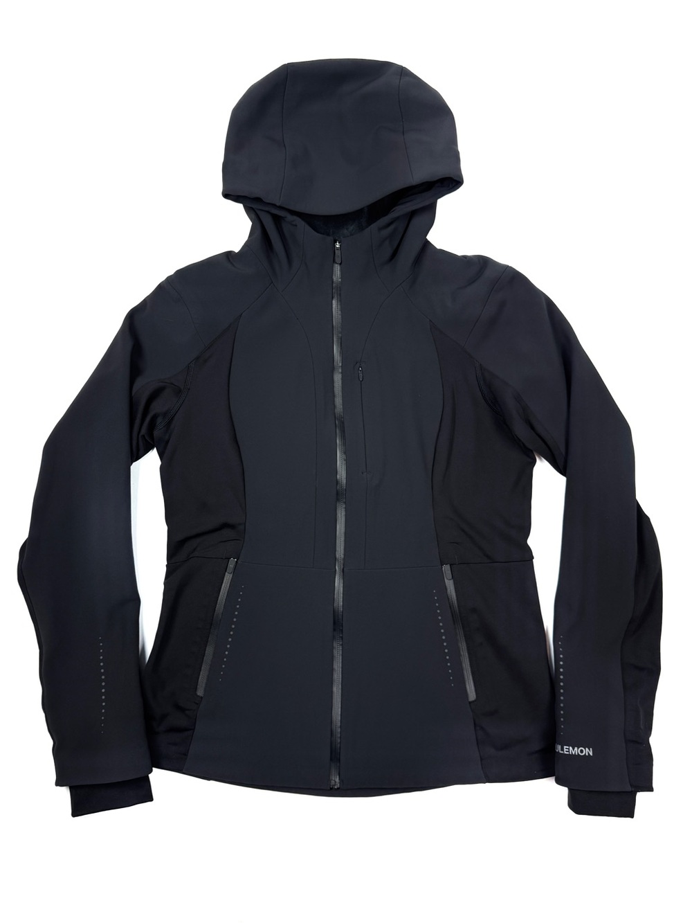 lululemon Cross Chill Black Jacket *RepelShell Size 10 - Picture 3 of 16